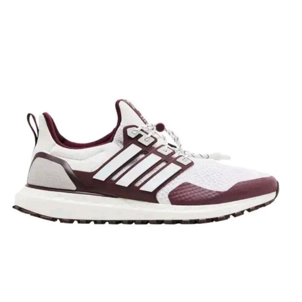 Adidas Ultraboost DNA Texas A&M College Station Shoes Mens 10.5 Maroon White - Picture 1 of 12